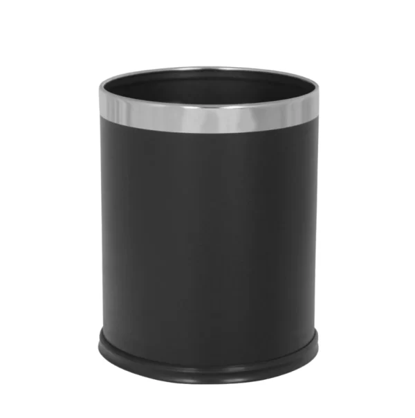 Luxury metal black bin